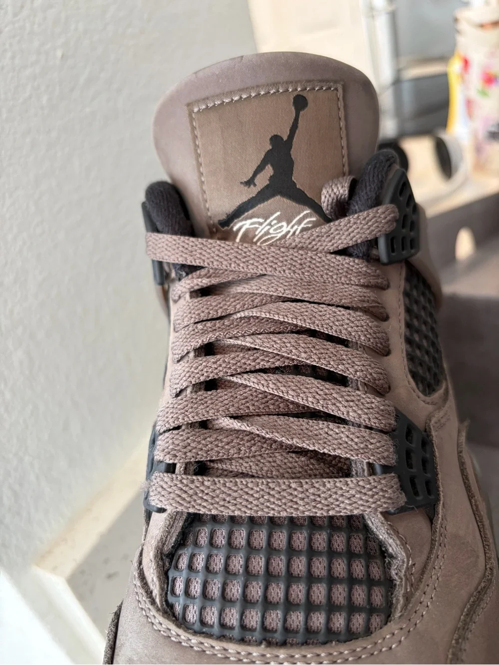 Jordan suede upper